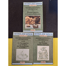António José Saraiva - História da cultura em Portugal. 3 volumes