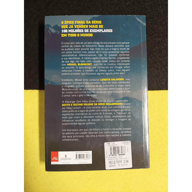 David Lagercrantz - A Rapariga que Viveu Duas Vezes, Millennium VI