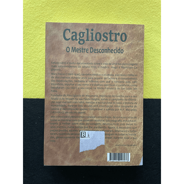 Marc Haven - Cagliostro: O mestre desconhecido