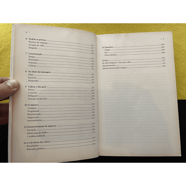 Michael Moritz - Liderança, Lições de vida: a minha experiência ao serviço do Manchester United