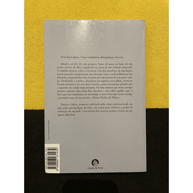  Jón Kalman Stefánsson - Paraíso e Inferno