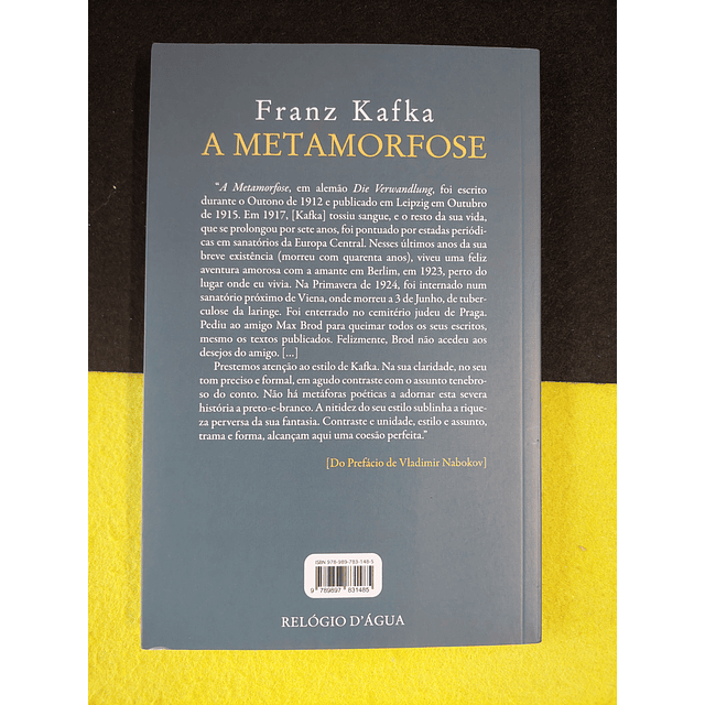 Franz Kafka - A metamorfose