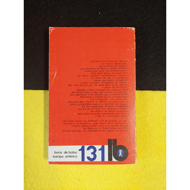 John Reed - Dez dias que abalaram o mundo. LIVRO DE BOLSO