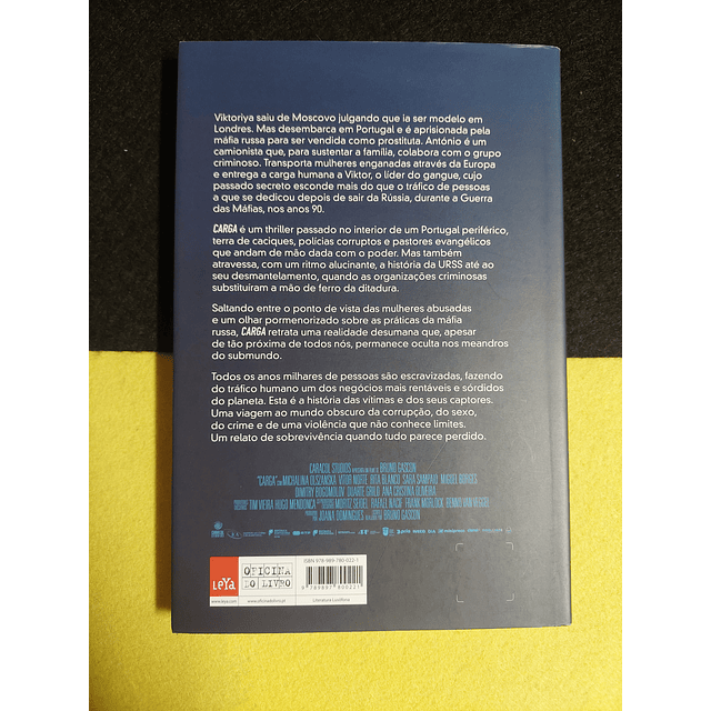 Vasco Cortese - Carga: Um mundo desumano, mas tão próximo. Um thriller inquietante