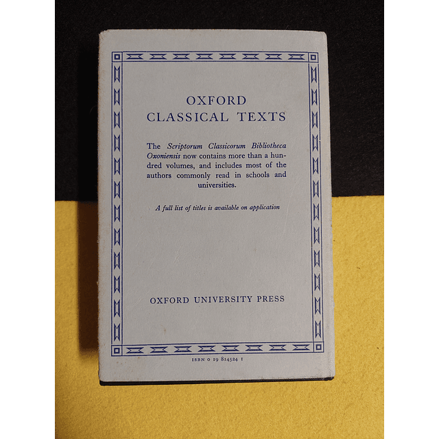 Evripidis Fabvlae - Gilbertvs Murray. Tomvs III