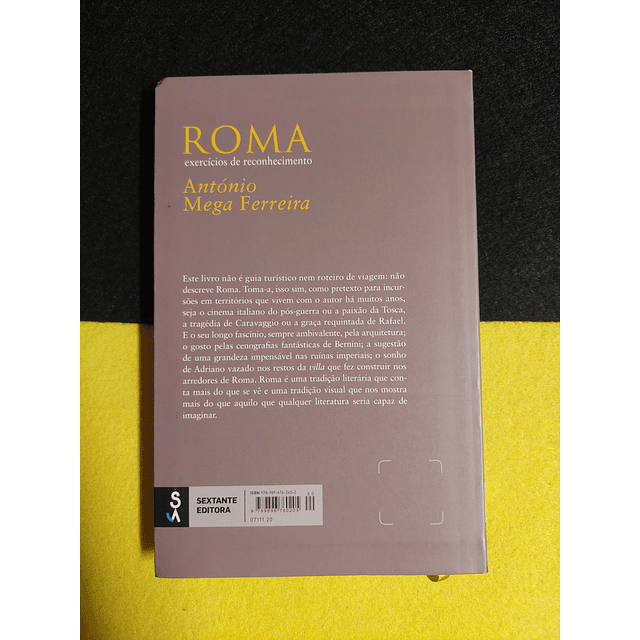 António Mega Ferreira - Roma: Exercícios de reconhecimento