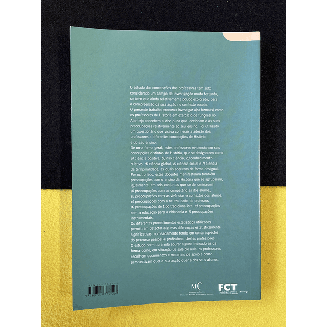 Olga Magalhães - Concepções de história e de ensino da história: Um estudo no Alentejo