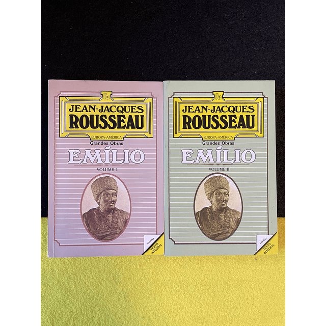 Jean-Jacques Rousseau - Emílio. 2 volumes. LIVRO DE BOLSO