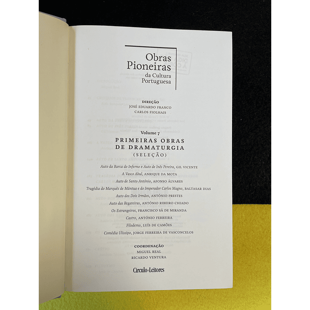 José Franco, Carlos Fiolhais - Obras pioneiras da cultura portuguesa. 7
