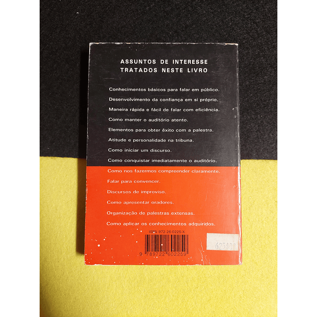 Dal Carnegie - Como falar fácilmente e interessar pessoas em negócios. LIVRO DE BOLSO