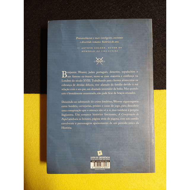 David Liss - A conspiração de papel