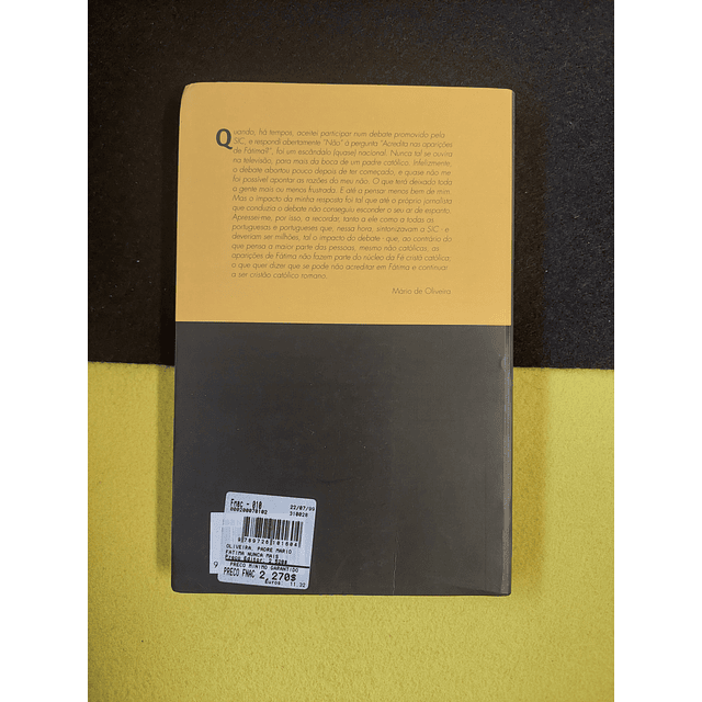 Padre Mário de Oliveira - Fátima nunca mais