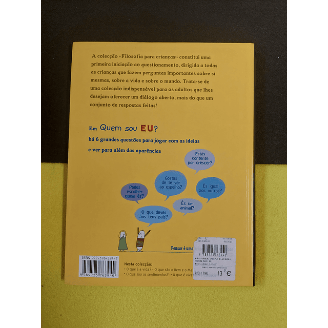 Oscar Brenifier - Quem sou eu?