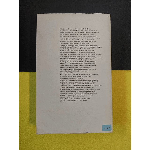 D. Francisco Manuel de Melo - Cartas familiares