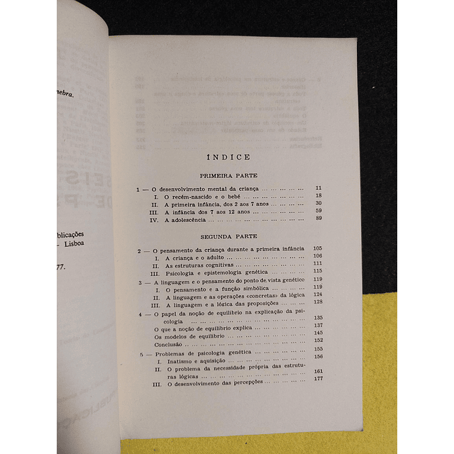 Jean Piaget - Seis estudos de psicologia