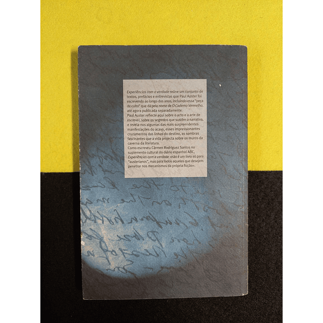 Paul Auster - Experiências com a verdade