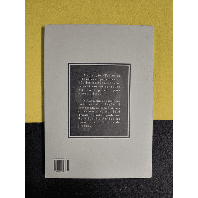 José Trindade Santos - Fédon Platão. 2