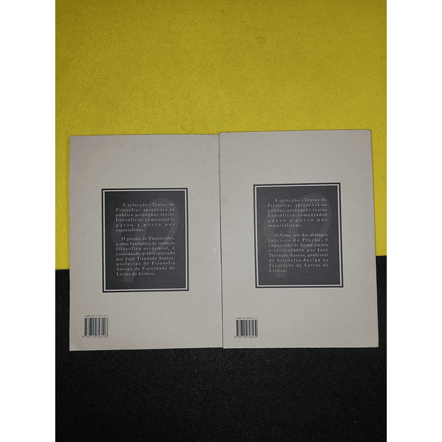 José Trindade Santos - Natureza parménides. 2 volumes
