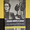 Rute Simões Ribeiro - Ensaio sobre o dever (ou a manifestação da vontade)