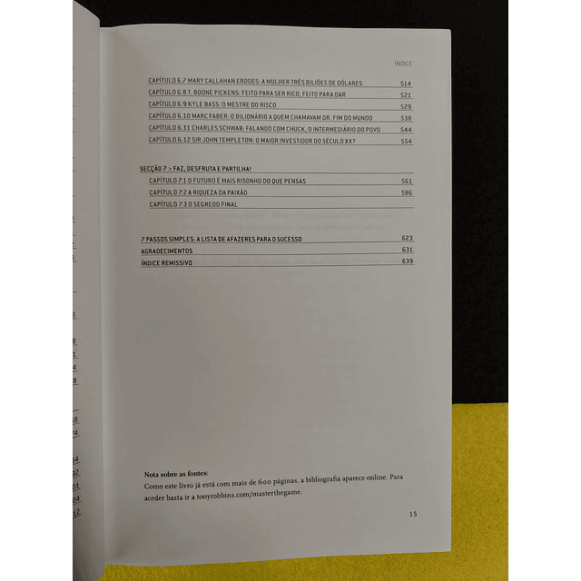  Tony Robbins - O Jogo do Dinheiro: Domine os 7 passos para a independência financeira