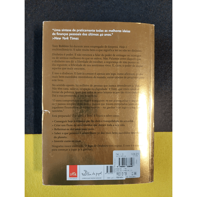  Tony Robbins - O Jogo do Dinheiro: Domine os 7 passos para a independência financeira