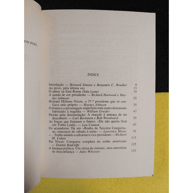 A Queda de um presidente pelos jornalistas do Washington Post, 3º Volume 