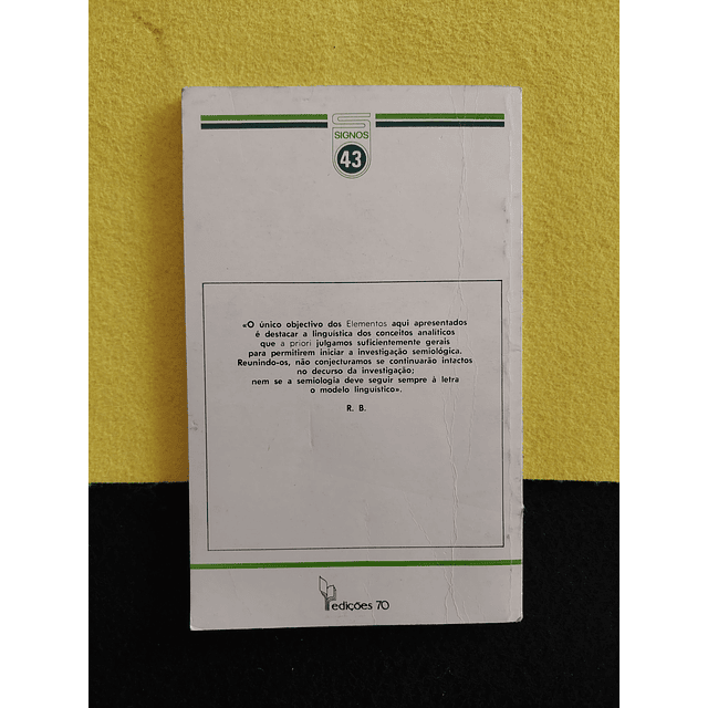 Roland Barthes - Elementos de Semiologia