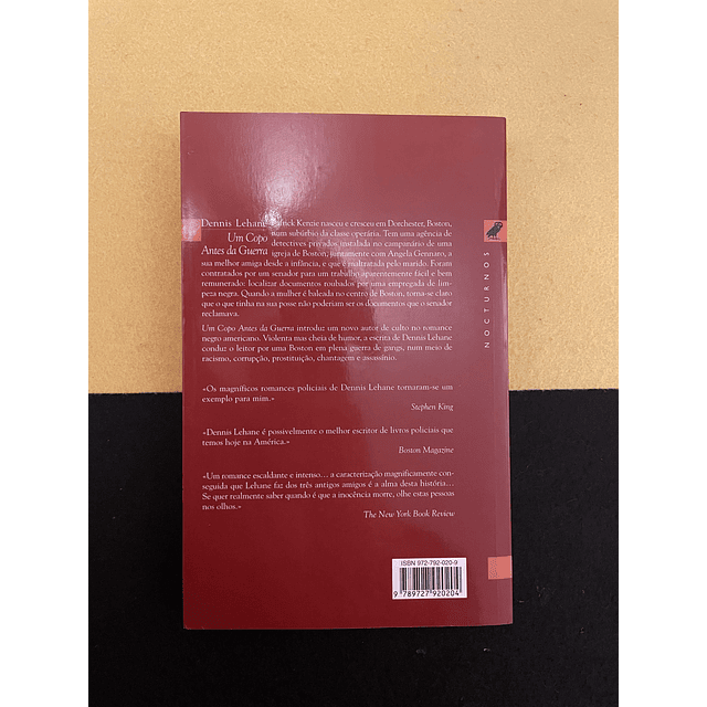 Dennis Lehane - Um Copo Antes da Guerra