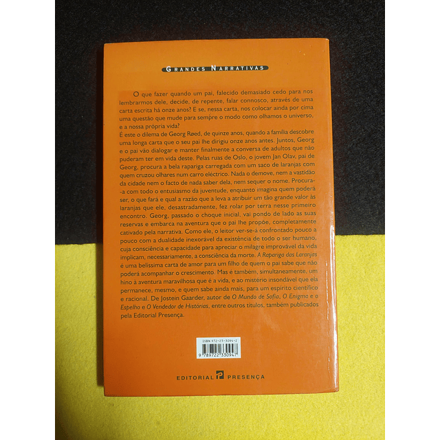 Jostein Gaarder - A rapariga das laranjas