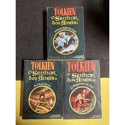 Tolkien - O senhor dos anéis. 3 volumes. LIVRO DE BOLSO