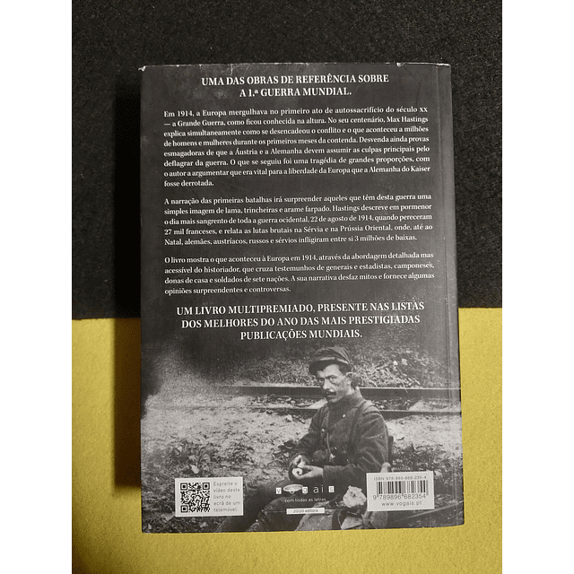 Max Hastings - Catástrofe: 1914: A Europa vai à guerra