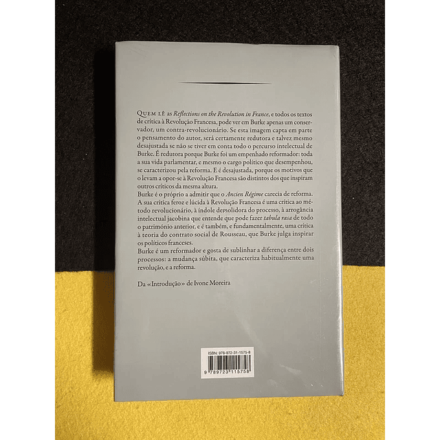 Edmund Burke - Reflexões sobre a Revolução em França