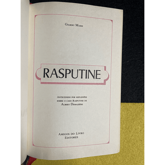 Gilbert Maire - Rasputine: Os malditos