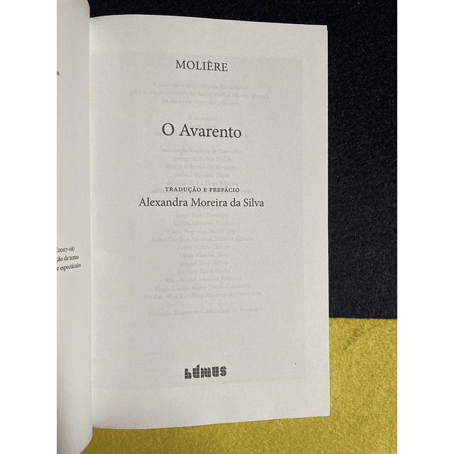 Molière - O Avarento 