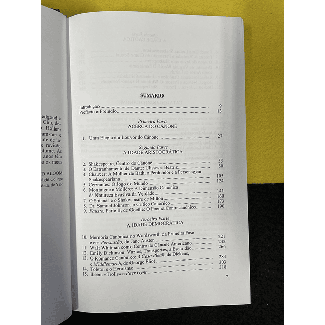 Harold Bloom - Cânone Ocidental 