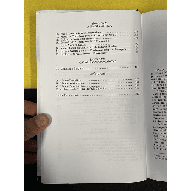 Harold Bloom - Cânone Ocidental 