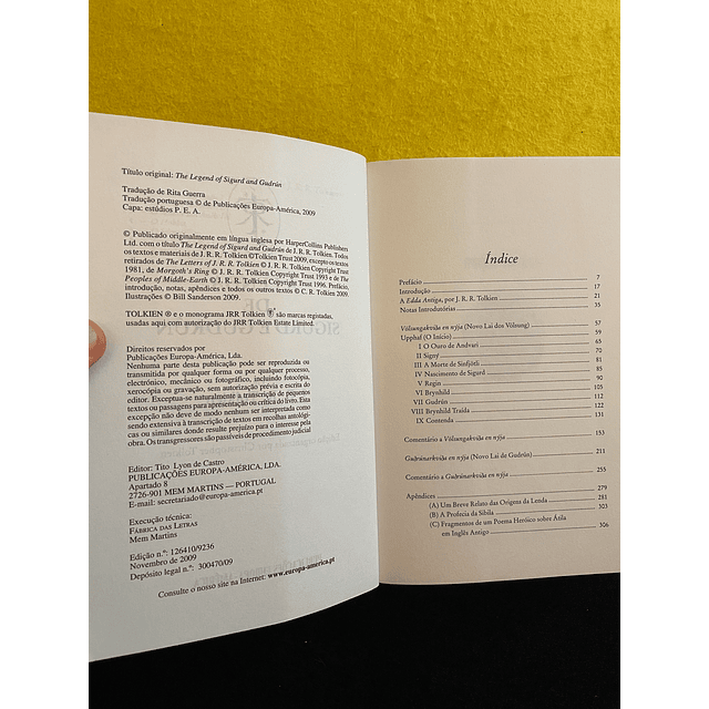 J. R. R. Tolkien - A Lenda de Sigurd e Gudrún