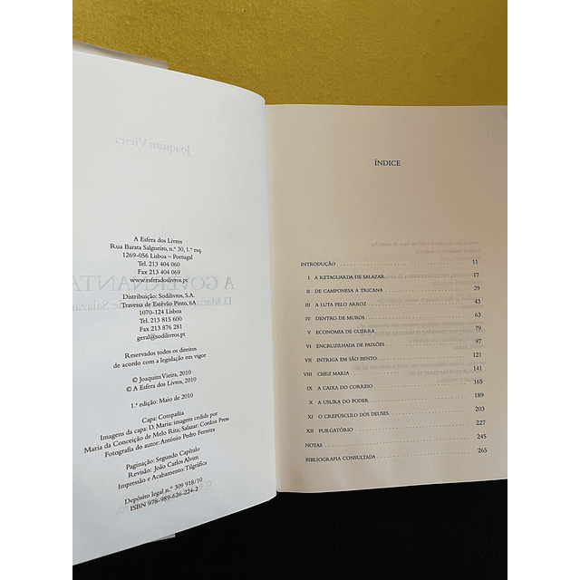 Joaquim Vieira - A Governanta: D. Maria, companheira de Salazar