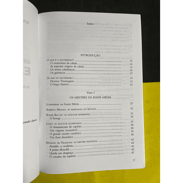 Mariano José V. Alonso - Os Grandes Mestres do Esoterismo