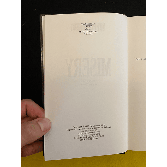 Stephen King - Misery