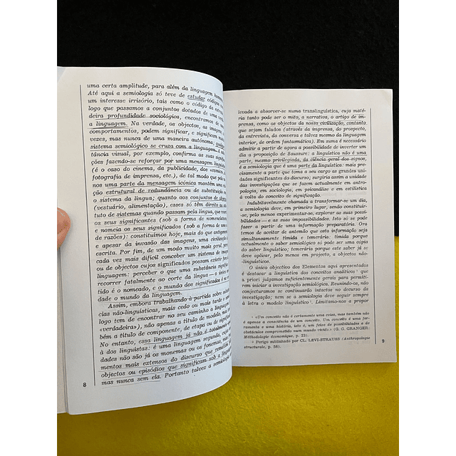 Roland Barthes - Elementos de Semiologia