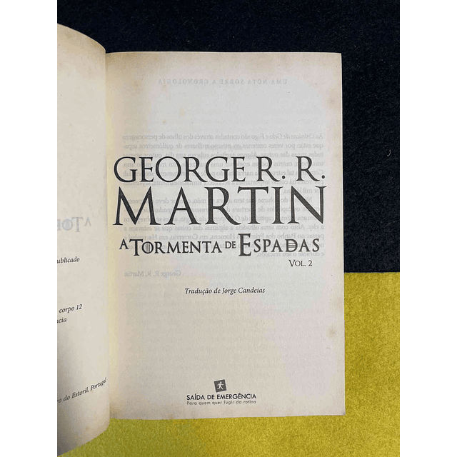 George R. R. Martin - A tormenta de espadas. Volume II de II