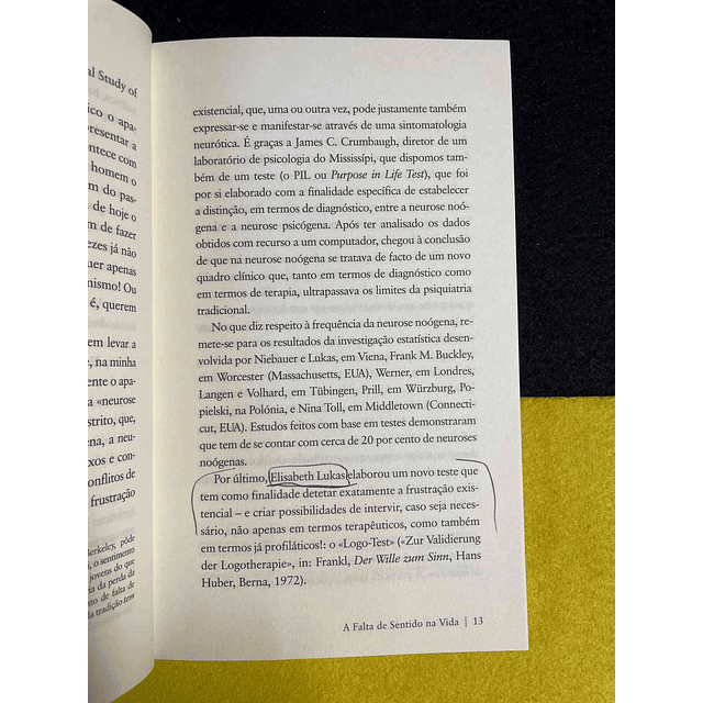 Viktor Frankl - A falta de sentido na vida: Psicoterapia para os dias de hoje