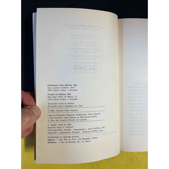 António Lobo Antunes - As naus