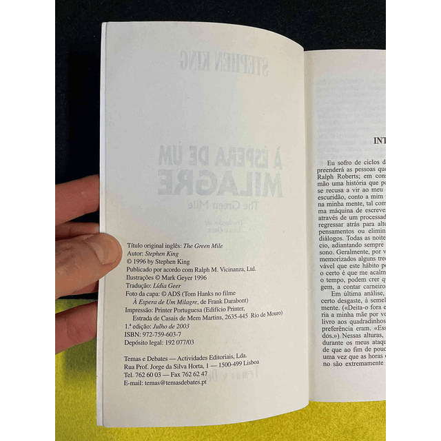 Stephen King - À espera de um milagre