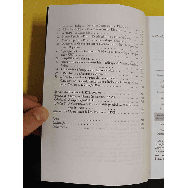 Christopher Andrew, Vasili Mitrokhine - O arquivo Mitrokhine: O KGB na Europa e no Ocidente