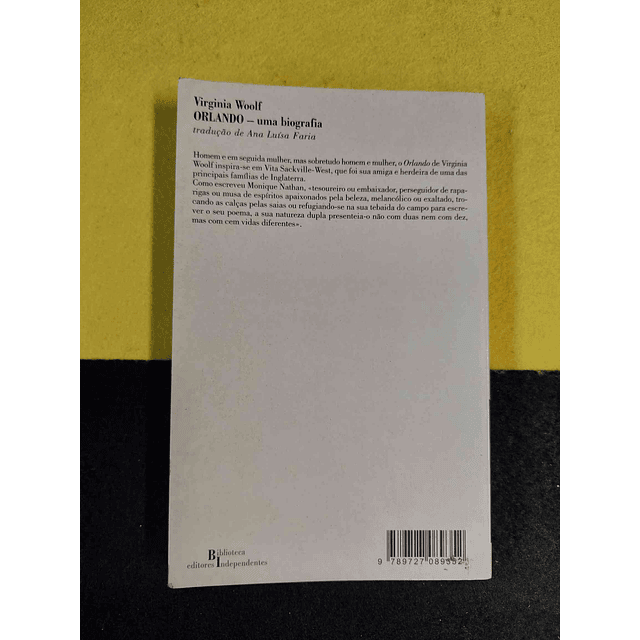 Virginia Woolf - Orlando - uma biografia. LIVRO DE BOLSO