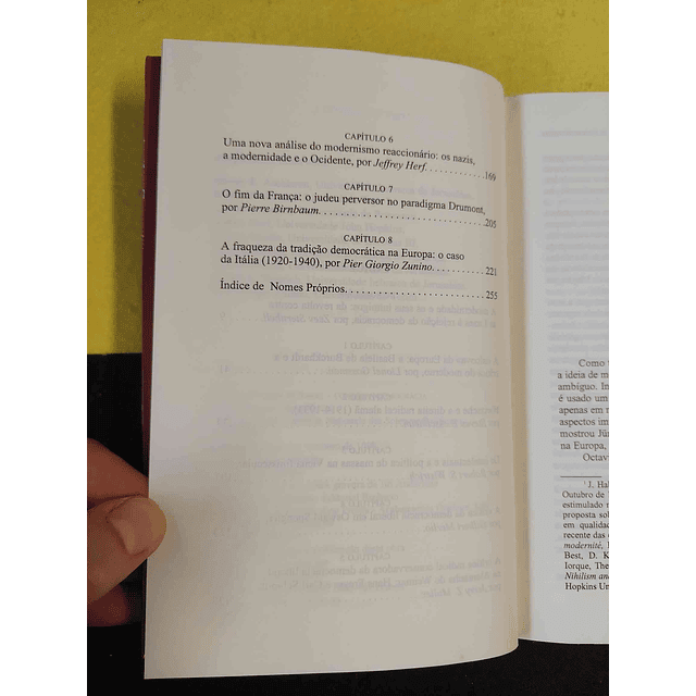 Zeev Sternhell - O eterno retorno: Contra a democracia a ideologia da decadência