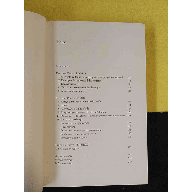 Michael Walzer - A guerra em debate