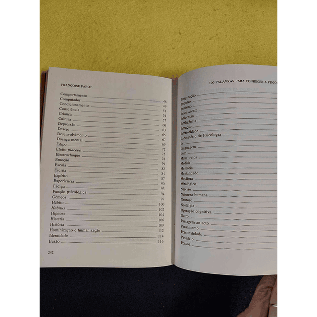 Françoise Parot - Cem palavras para conhecer a psicologia